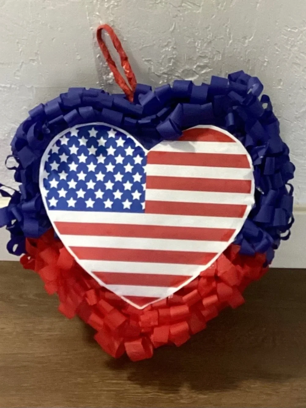 Patriotic Heart Pinata